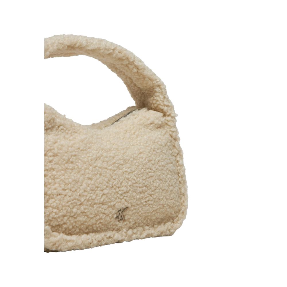 Calvin Klein Jeans Cream Recycled Polyester Handbag Calvin Klein Jeans