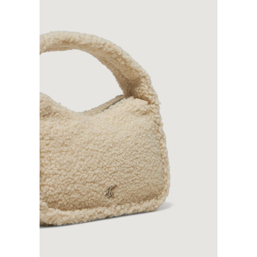 Calvin Klein Jeans Cream Recycled Polyester Handbag Calvin Klein Jeans