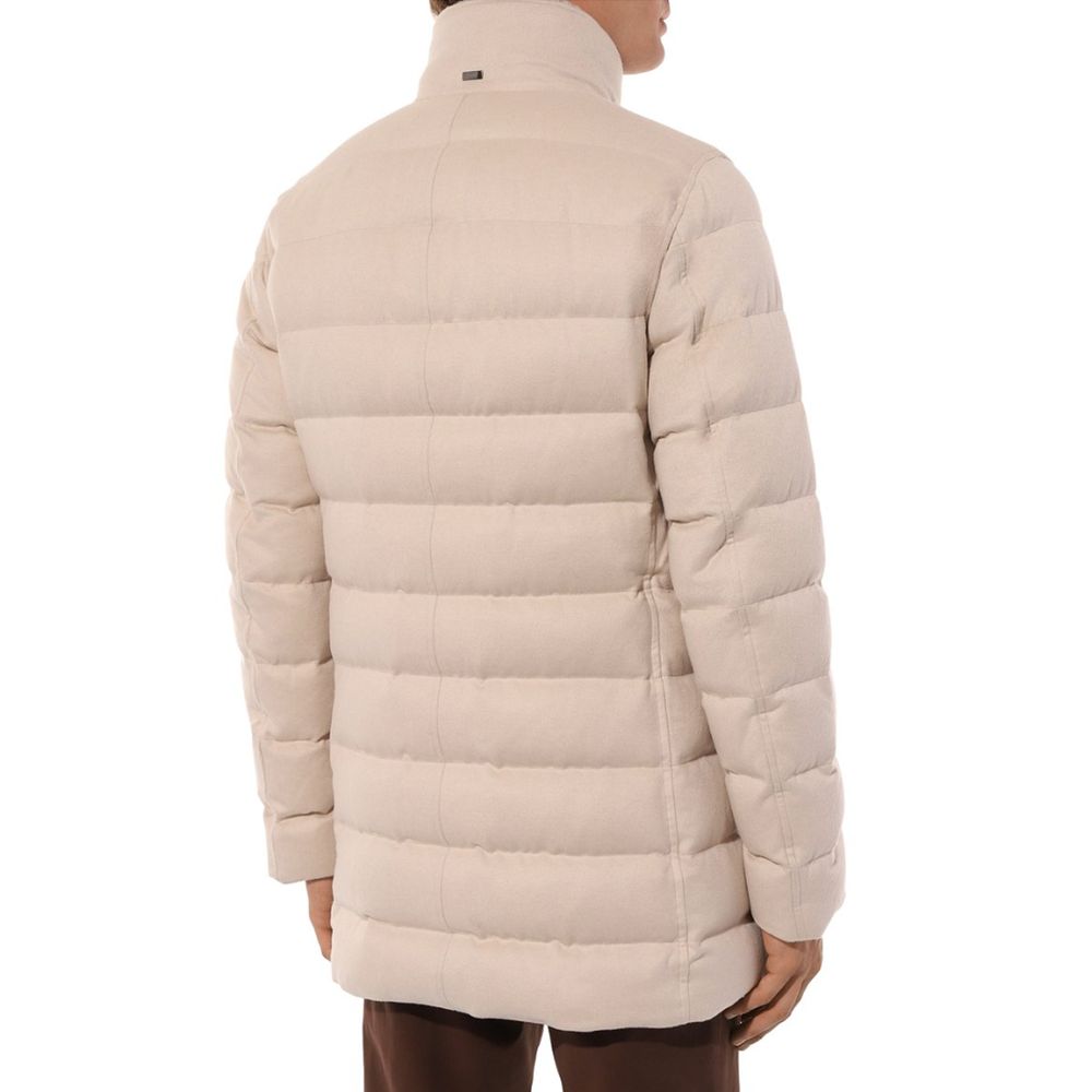 Herno Beige Silk Jacket Herno