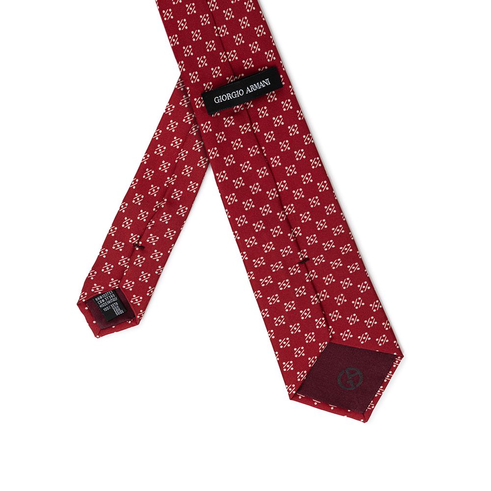 Giorgio Armani Red Silk Ties & Bowty Giorgio Armani