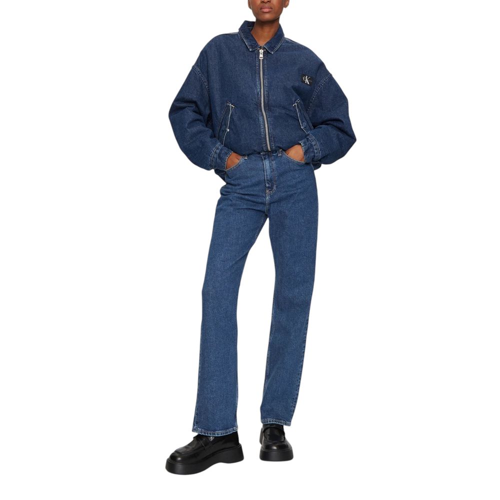 Calvin Klein Jeans Blue Cotton Mom Jean Calvin Klein Jeans
