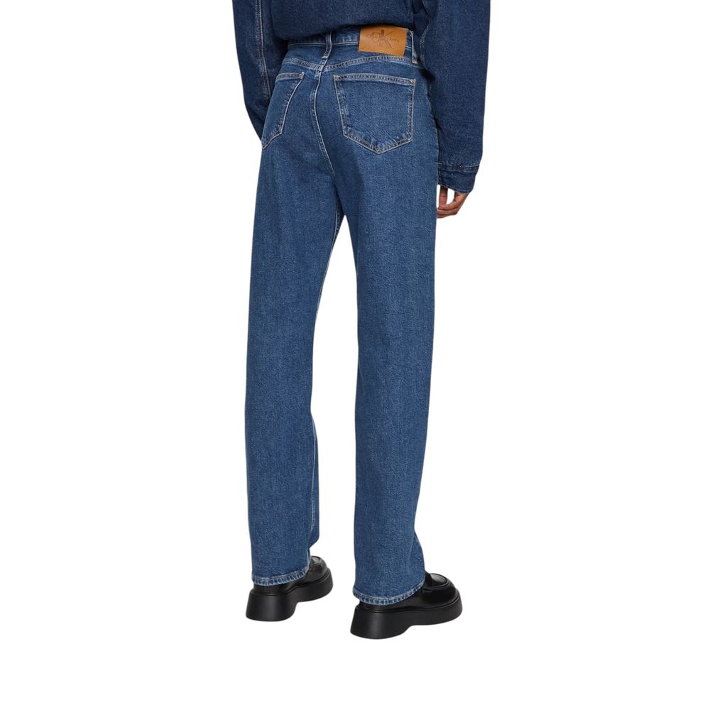 Calvin Klein Jeans Blue Cotton Mom Jean Calvin Klein Jeans