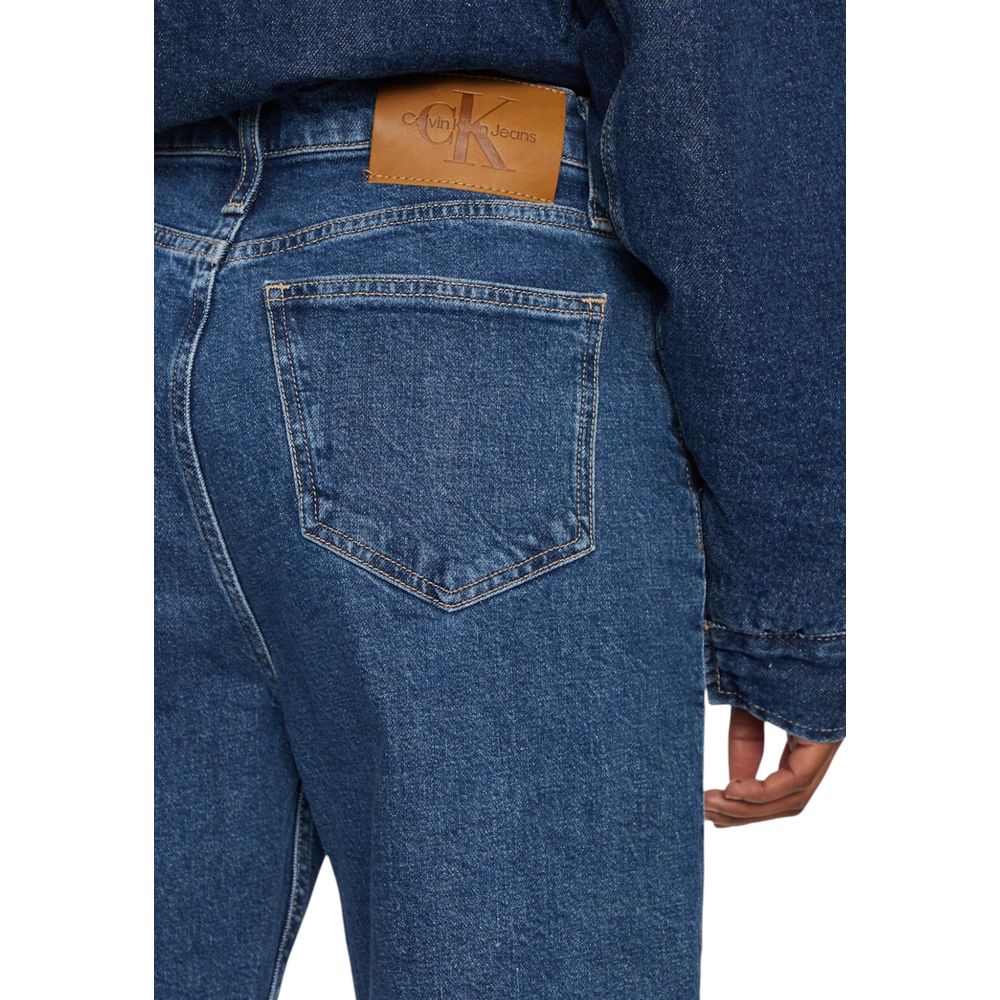 Calvin Klein Jeans Blue Cotton Mom Jean Calvin Klein Jeans
