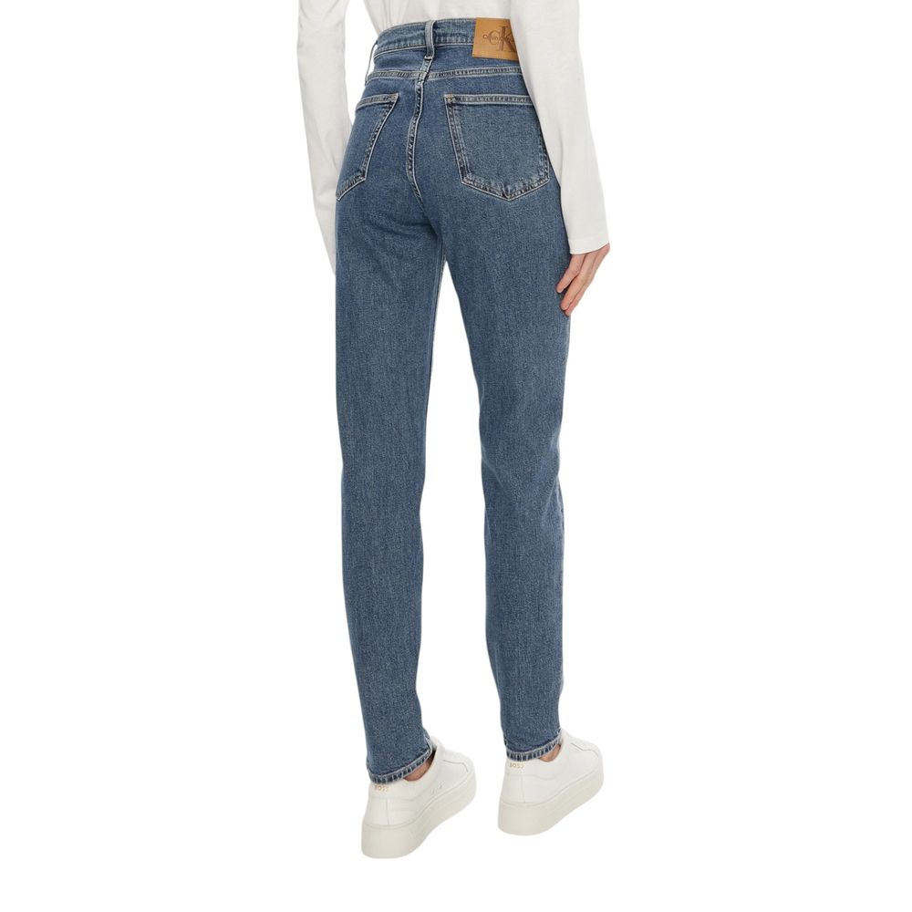 Calvin Klein Jeans Blue Cotton Mom Jean Calvin Klein Jeans