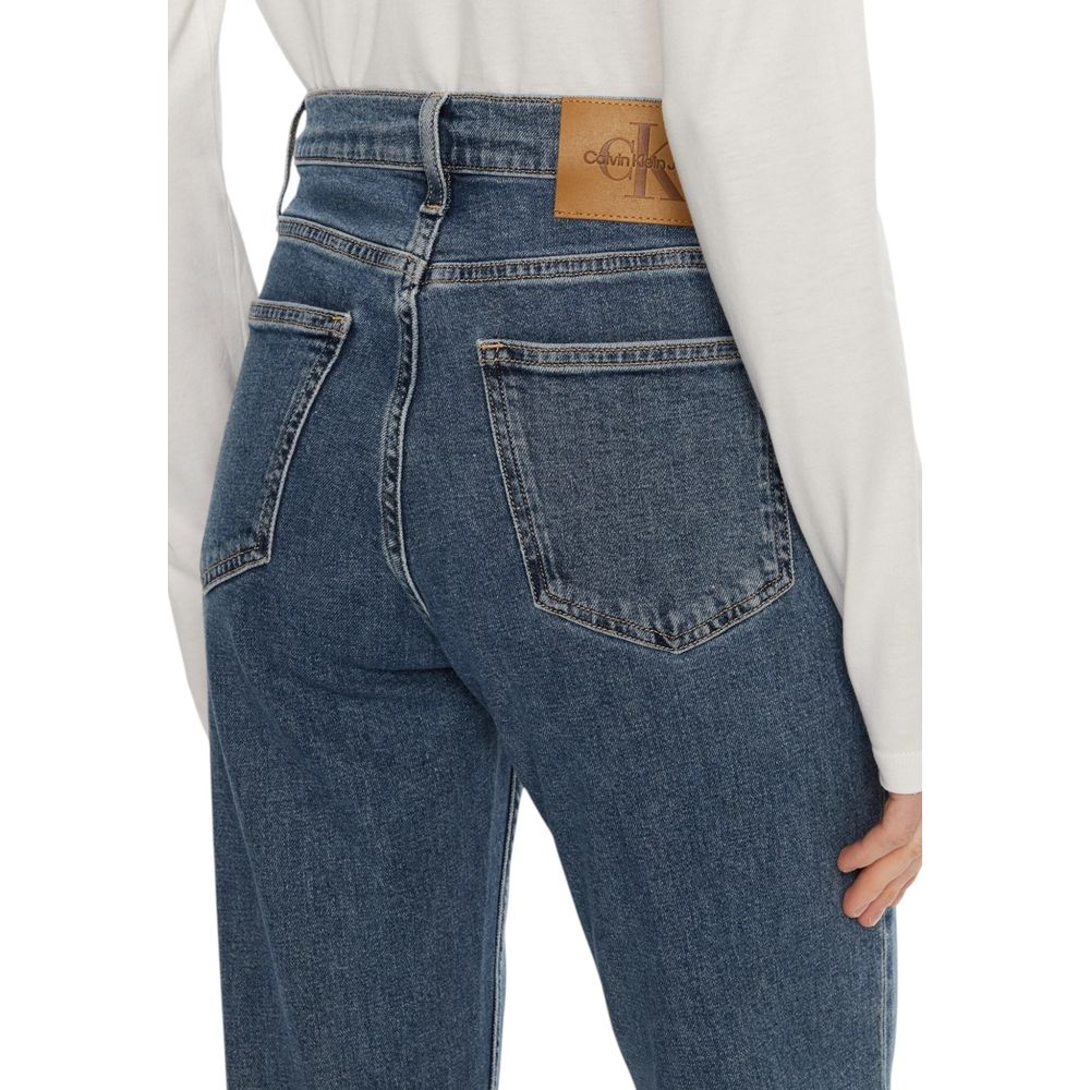 Calvin Klein Jeans Blue Cotton Mom Jean Calvin Klein Jeans
