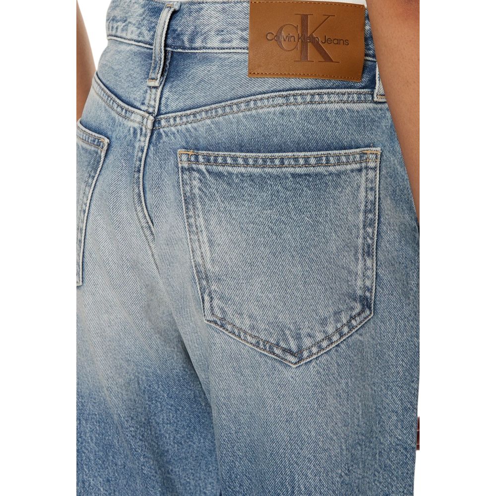 Calvin Klein Jeans Light Blue Cotton Slim Fit Jean Calvin Klein Jeans