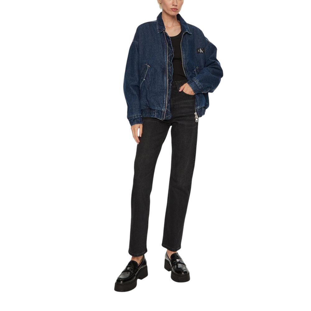 Calvin Klein Jeans Black Cotton Mom Jean Calvin Klein Jeans