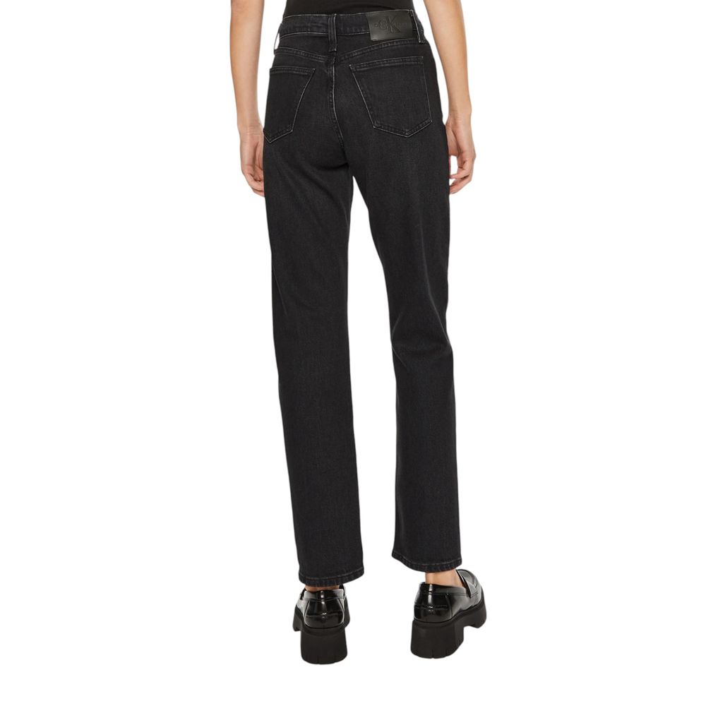 Calvin Klein Jeans Black Cotton Mom Jean Calvin Klein Jeans