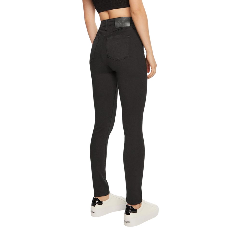 Calvin Klein Jeans Black Cotton Skinny Jean Calvin Klein Jeans