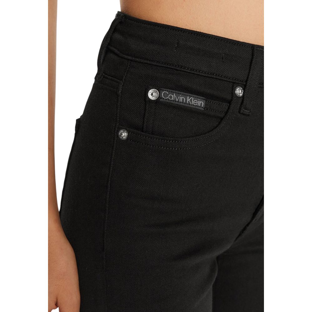 Calvin Klein Jeans Black Cotton Skinny Jean Calvin Klein Jeans