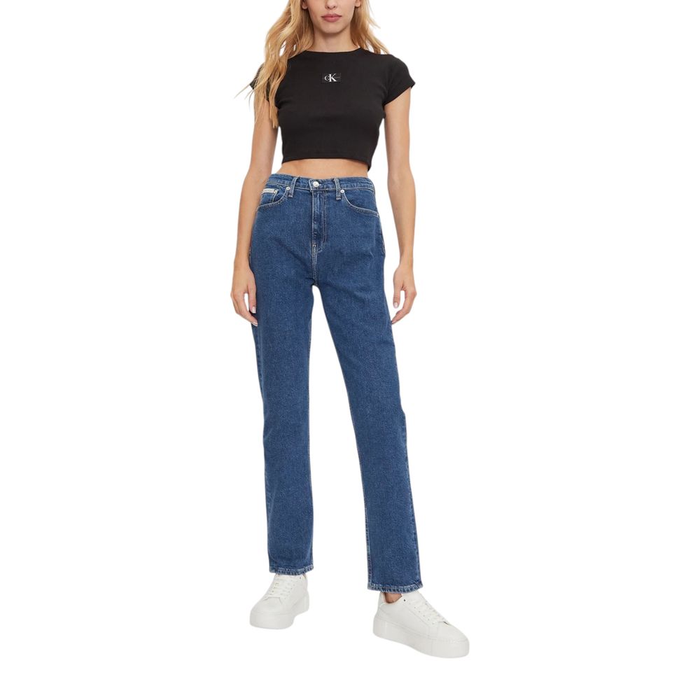 Calvin Klein Jeans Blue Cotton Slim Fit Jean Calvin Klein Jeans