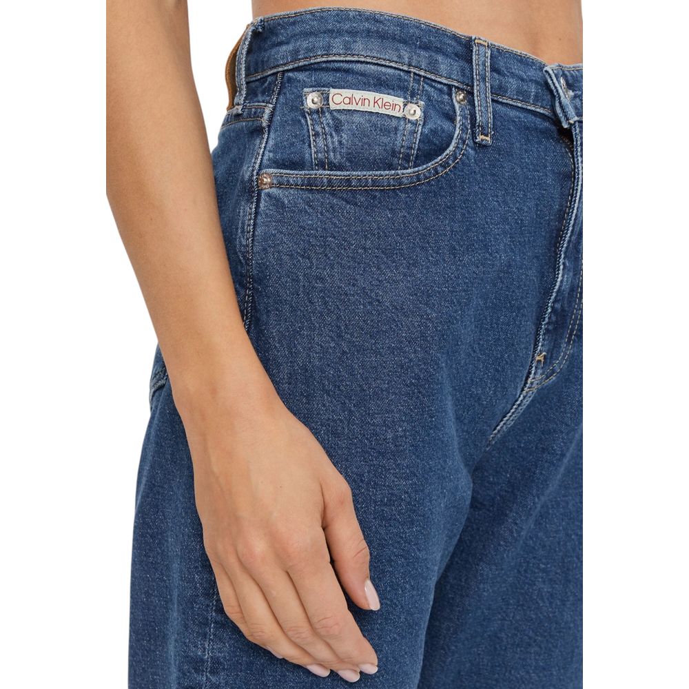 Calvin Klein Jeans Blue Cotton Slim Fit Jean Calvin Klein Jeans