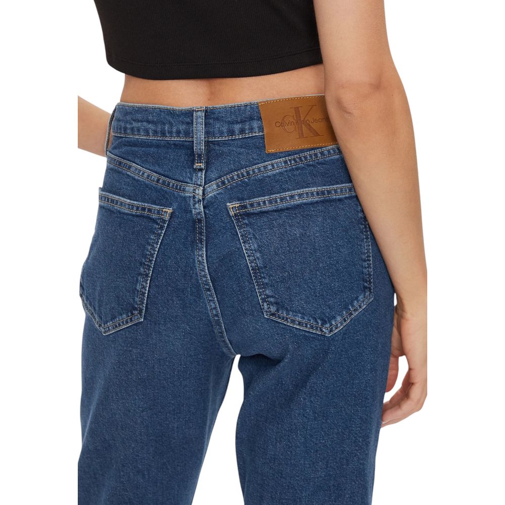 Calvin Klein Jeans Blue Cotton Slim Fit Jean Calvin Klein Jeans