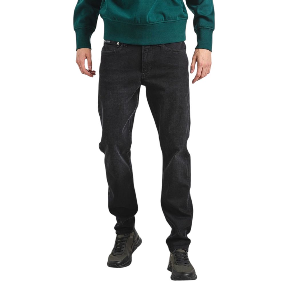 Calvin Klein Jeans Black Cotton Slim Fit Jean Calvin Klein Jeans