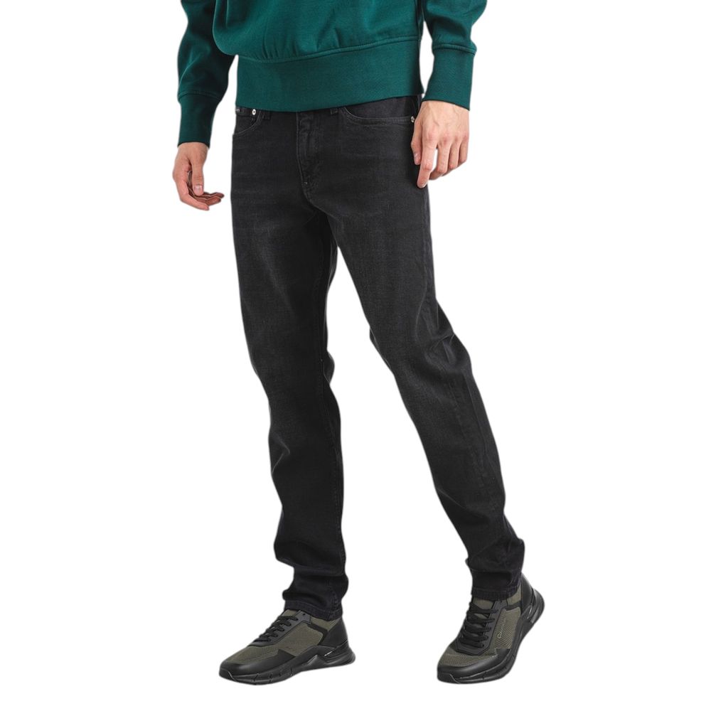 Calvin Klein Jeans Black Cotton Slim Fit Jean Calvin Klein Jeans