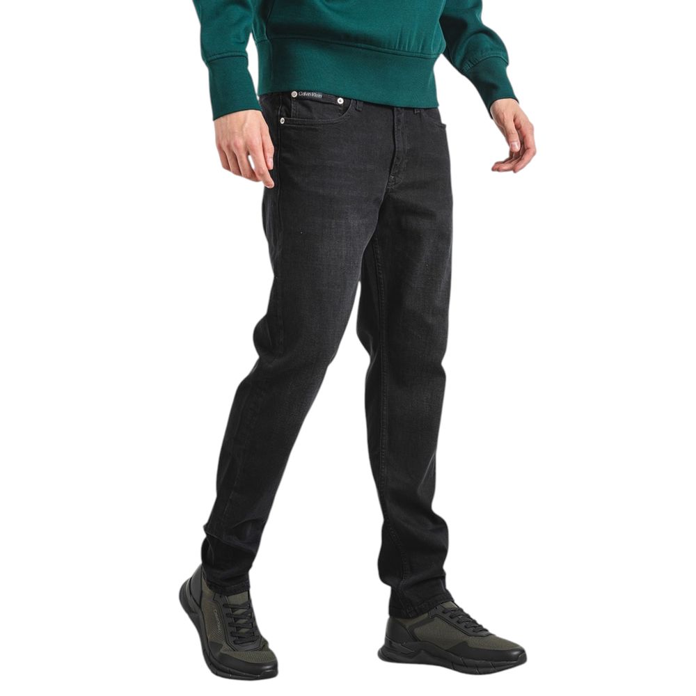 Calvin Klein Jeans Black Cotton Slim Fit Jean Calvin Klein Jeans