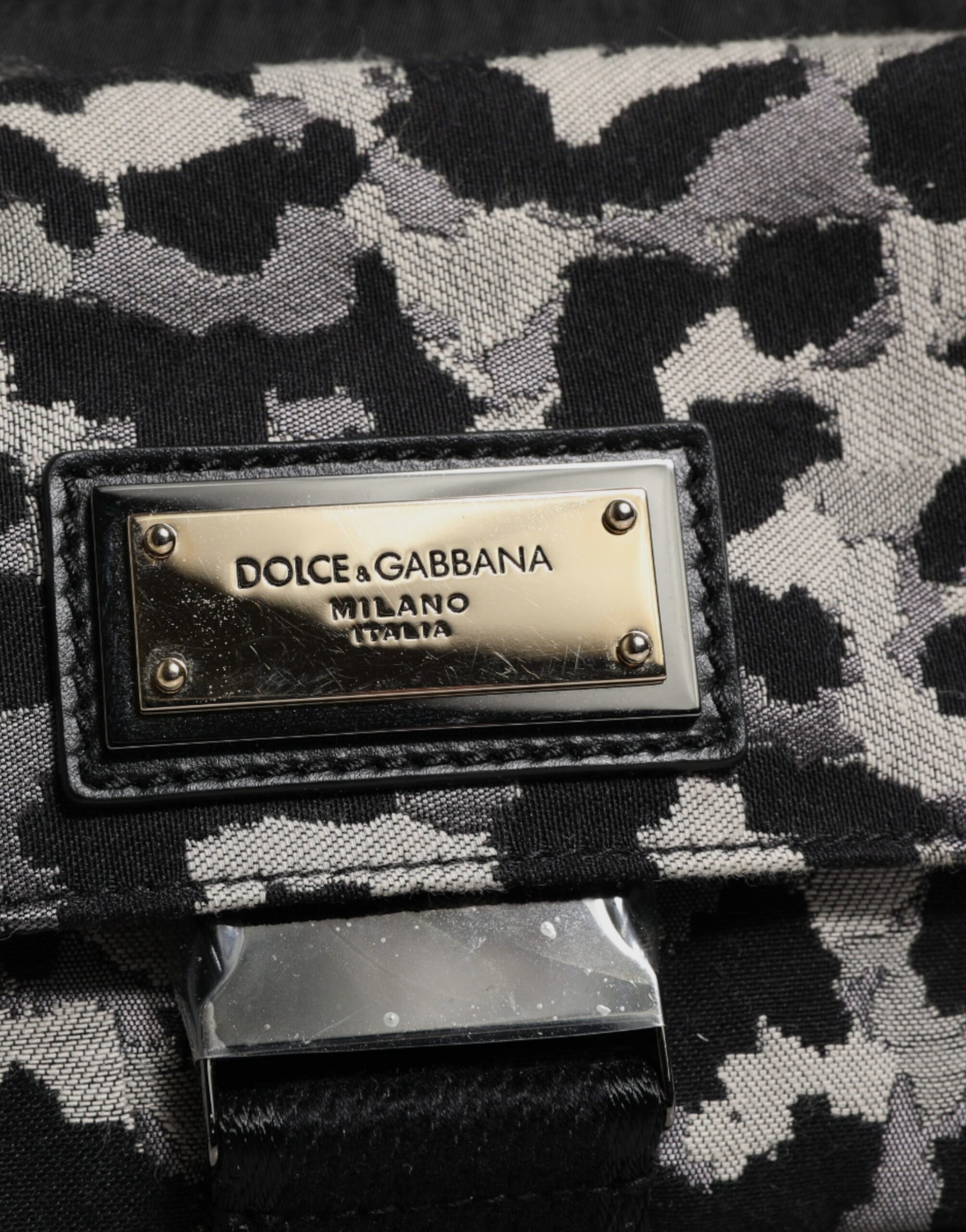 Dolce & Gabbana Multicolor Leopard Jacquard Crossbody Bag Dolce & Gabbana