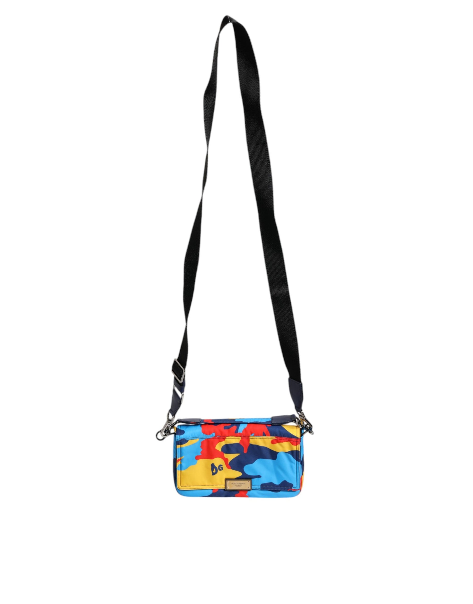 Dolce & Gabbana Multicolor Camouflage Nylon Crossbody Bag Dolce & Gabbana