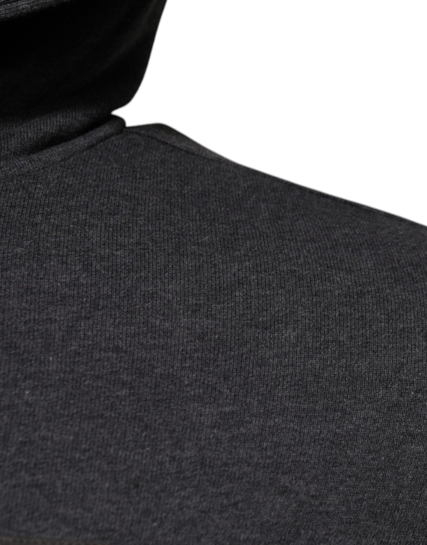 Dolce & Gabbana Gray Logo Full Zip Hooded Sweatshirt Sweater Dolce & Gabbana