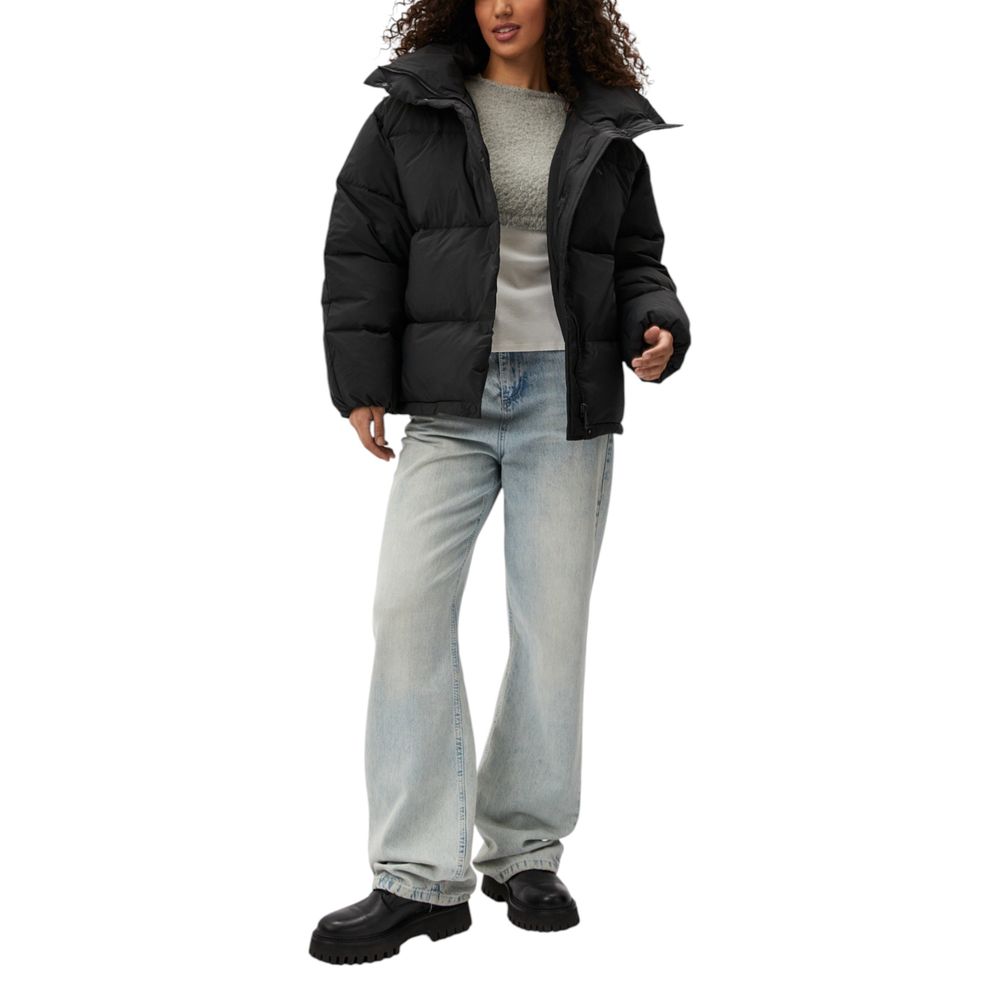 Calvin Klein Jeans Black Polyester Jackets & Coat Calvin Klein Jeans