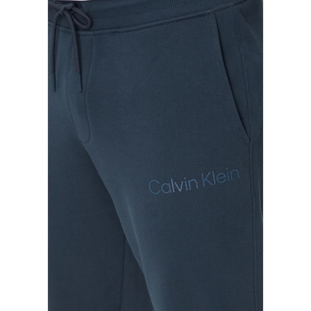 Calvin Klein Jeans Blue Cotton Joggers Workout Pants