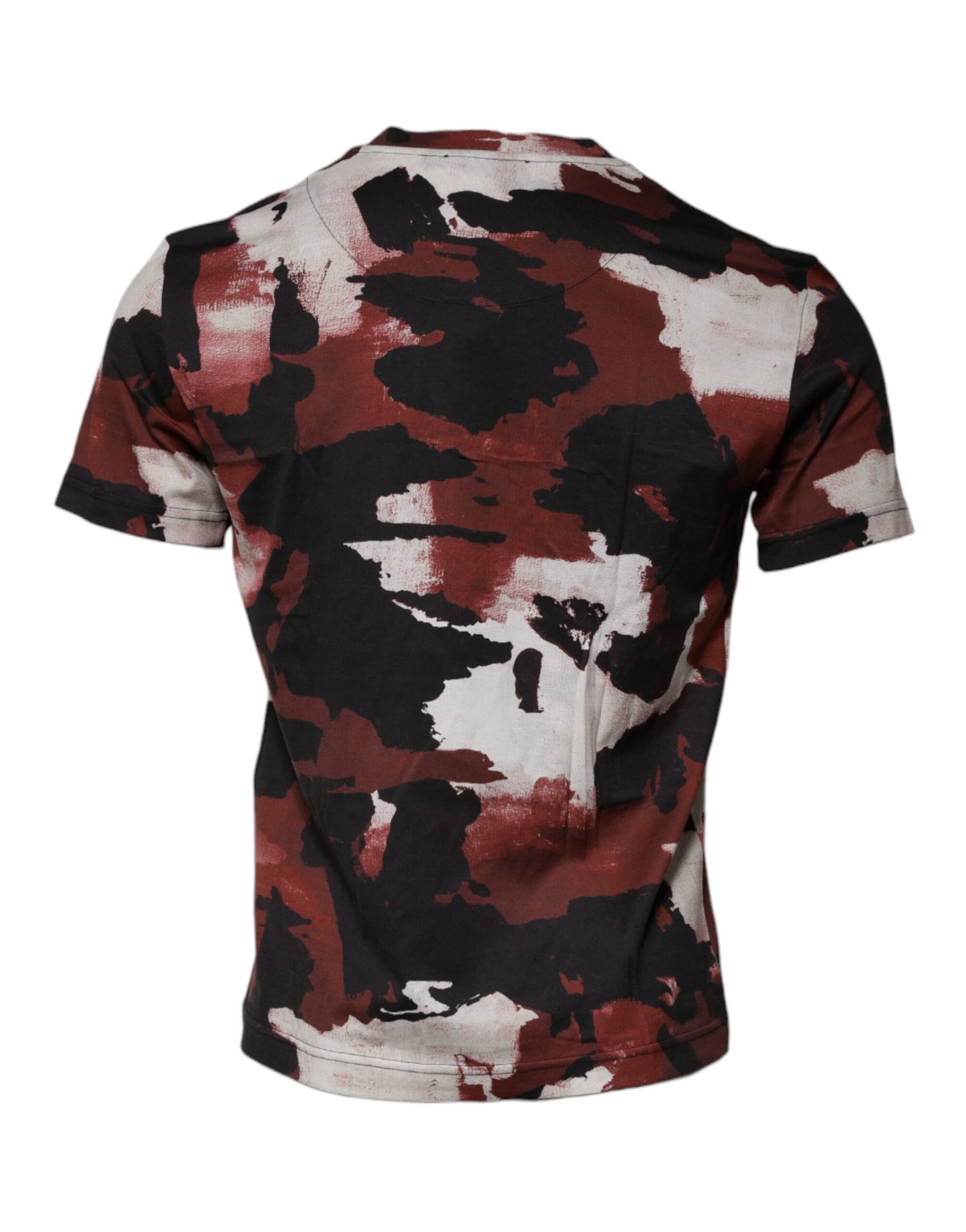 Dolce & Gabbana Multicolor Camouflage Crew Neck T-shirt Dolce & Gabbana