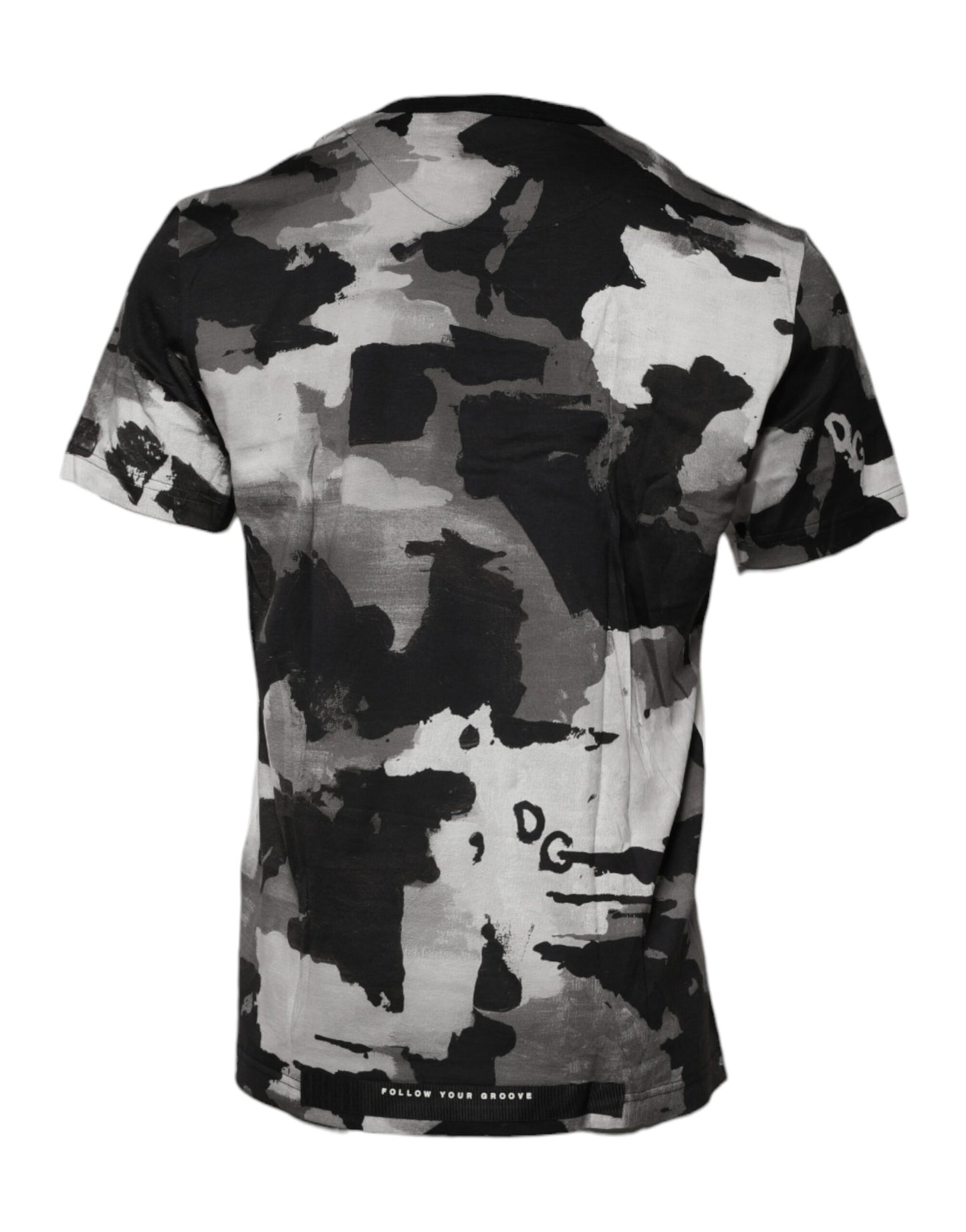Dolce & Gabbana Multicolor Camouflage Crew Neck T-shirt Dolce & Gabbana