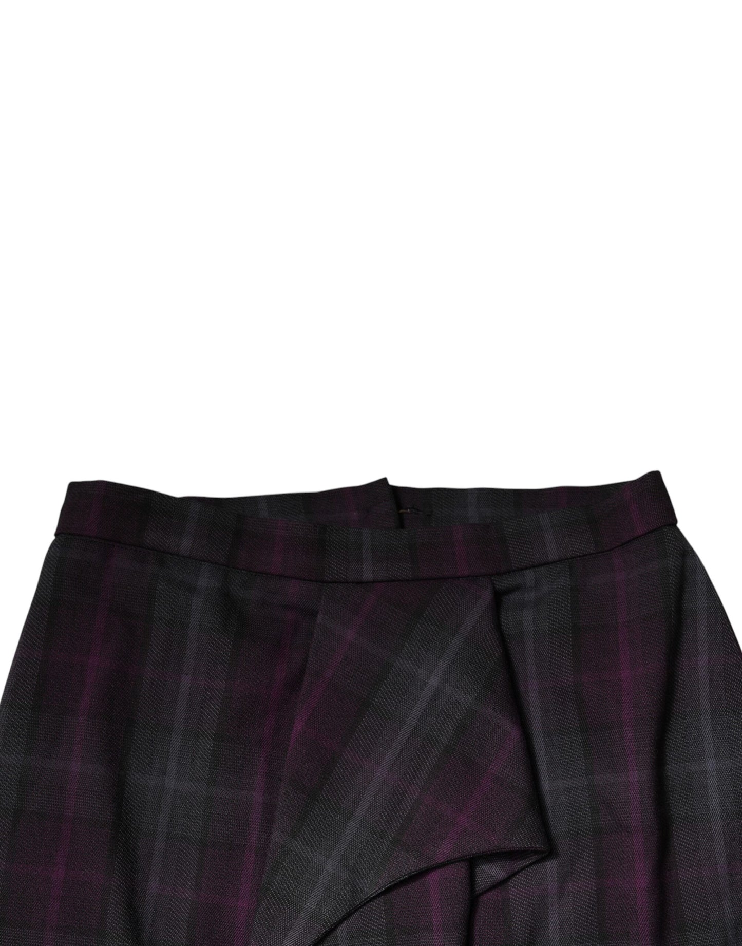 BENCIVENGA Multicolor Checkered Ruffle High Waist Mini Skirt BENCIVENGA