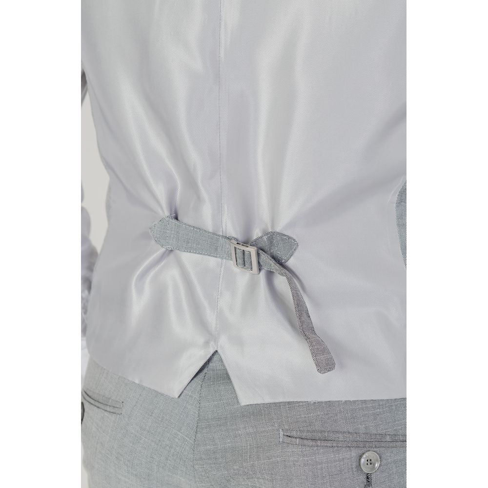 Antony Morato Gray Polyester Waistcoat Antony Morato