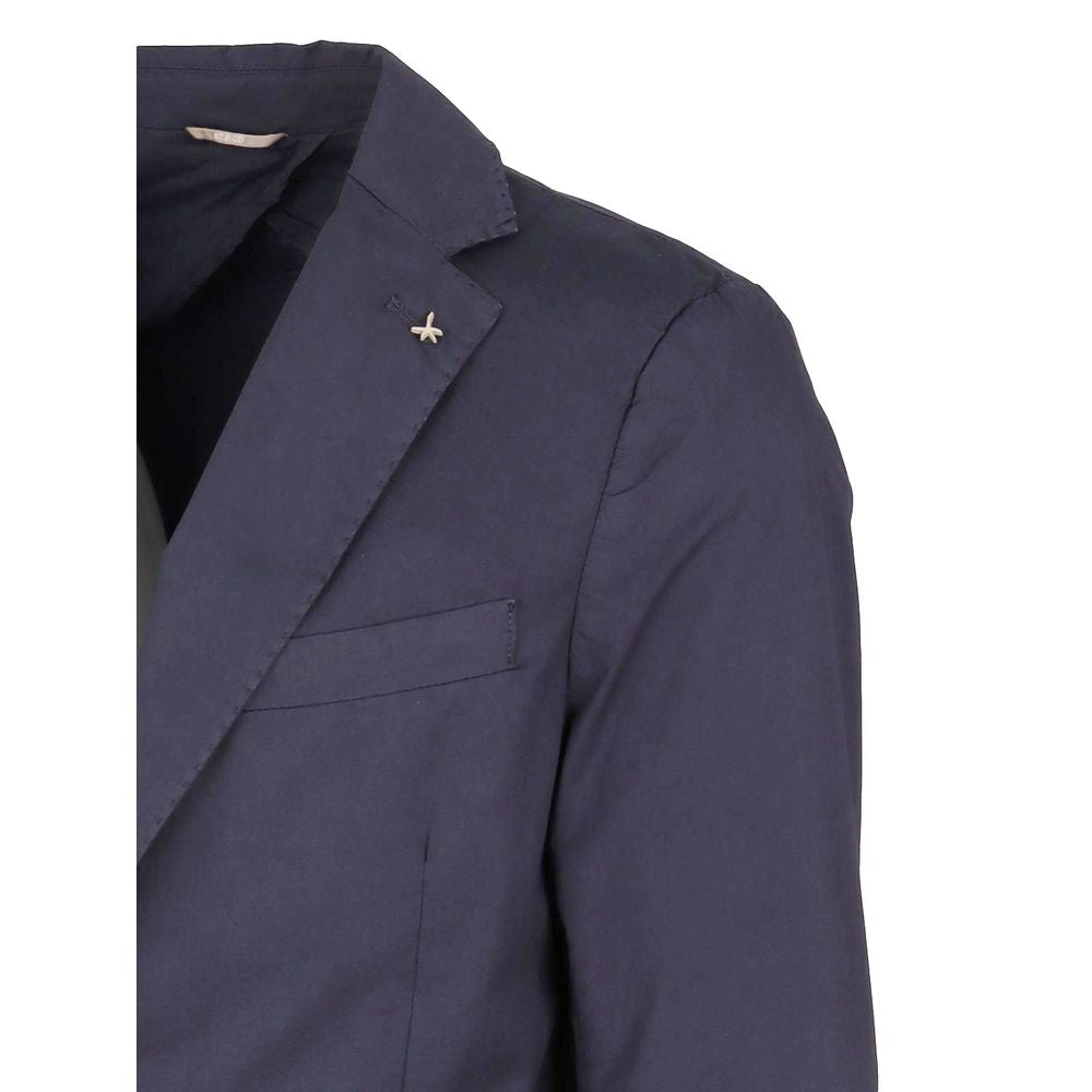 AT.P.CO Blue Cotton Women Blazer AT.P.CO