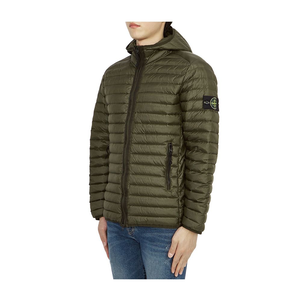 Stone Island Green Nylon Jacket Stone Island