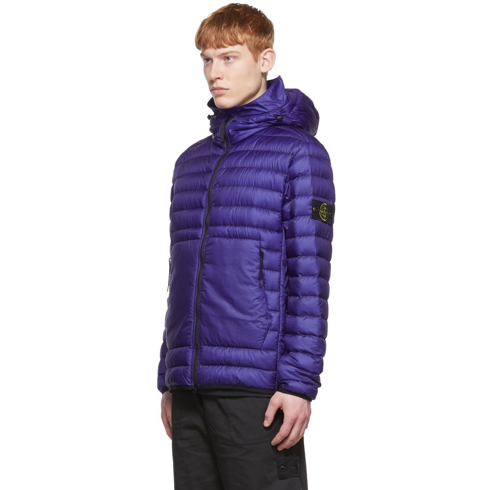 Stone Island Purple Nylon Jacket Stone Island