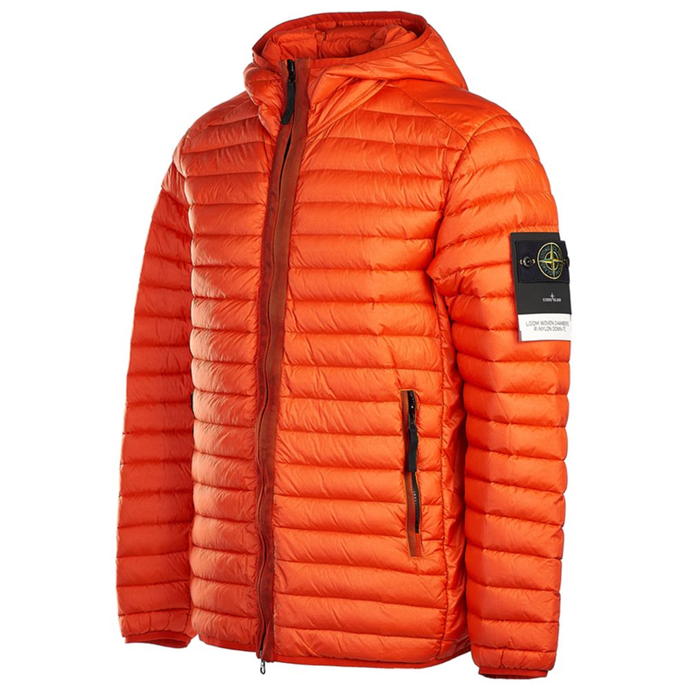 Stone Island Orange Nylon Jacket Stone Island