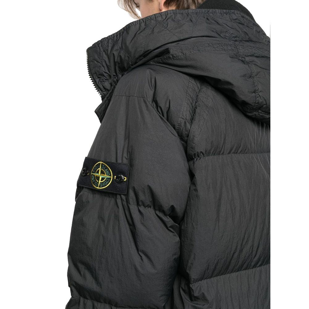 Stone Island Black Nylon Jacket Stone Island
