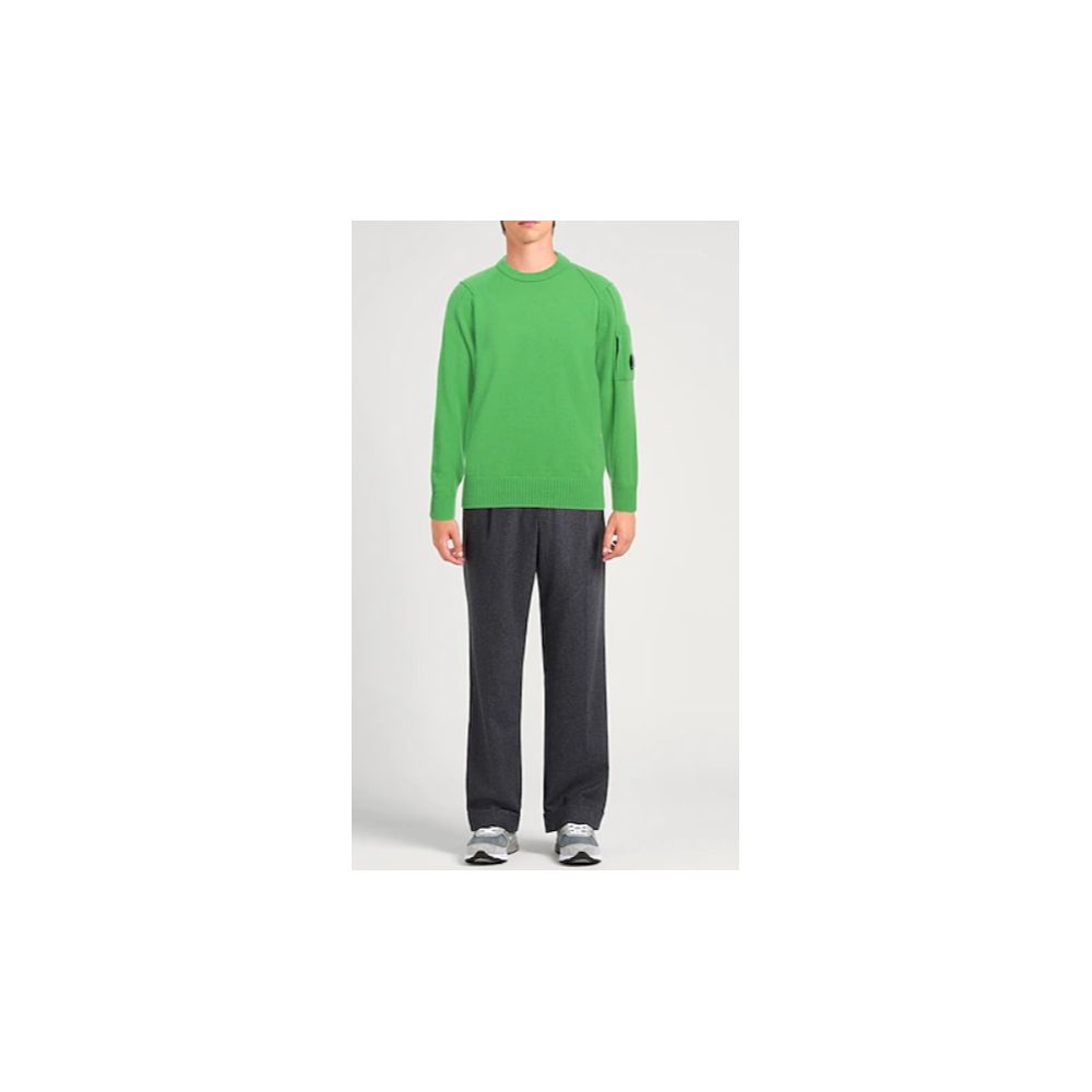 C.P. Company White Wool Men Cardigan C.P. Company