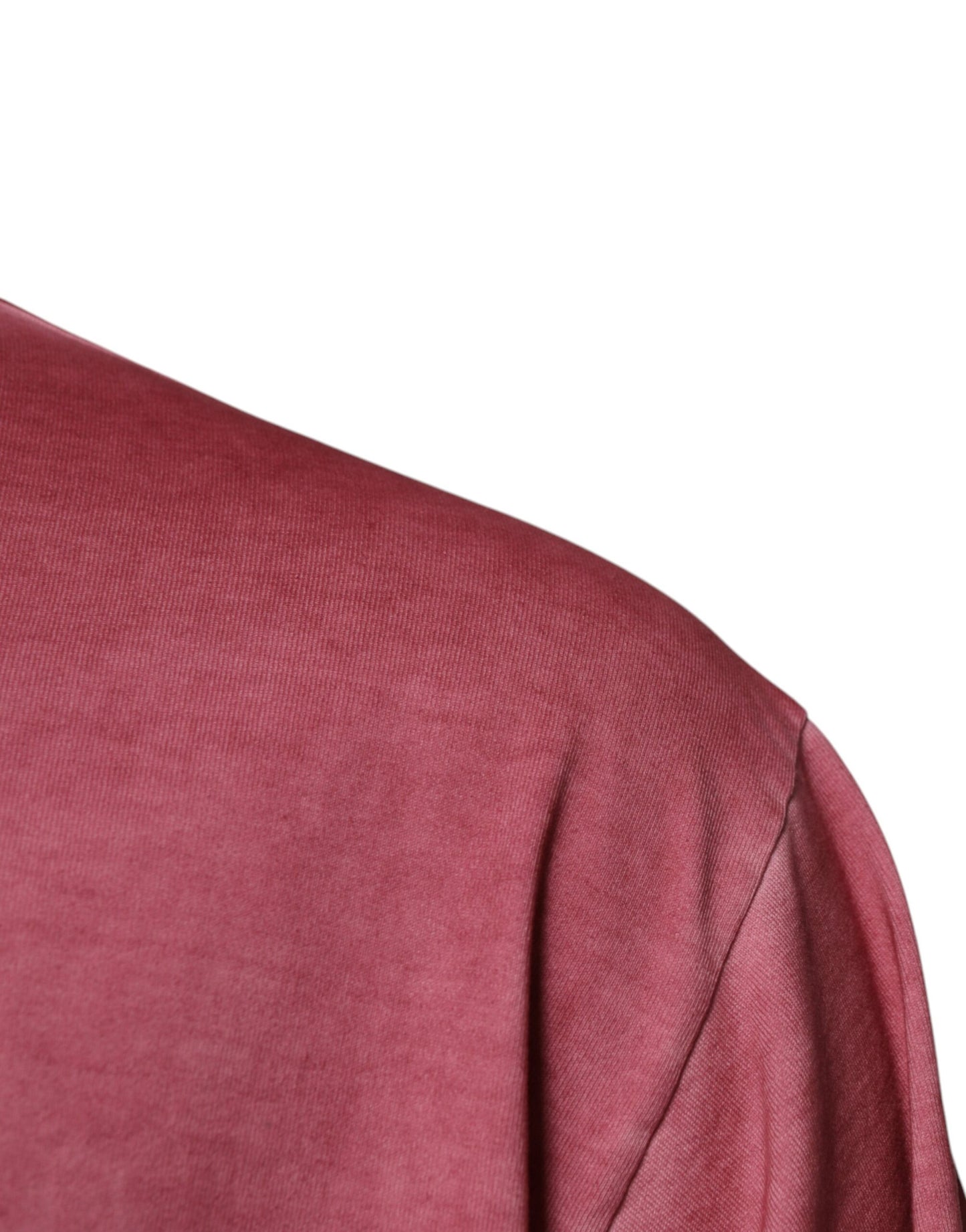 Dolce & Gabbana Pink Logo Print Cotton Crew Neck T-shirt Dolce & Gabbana
