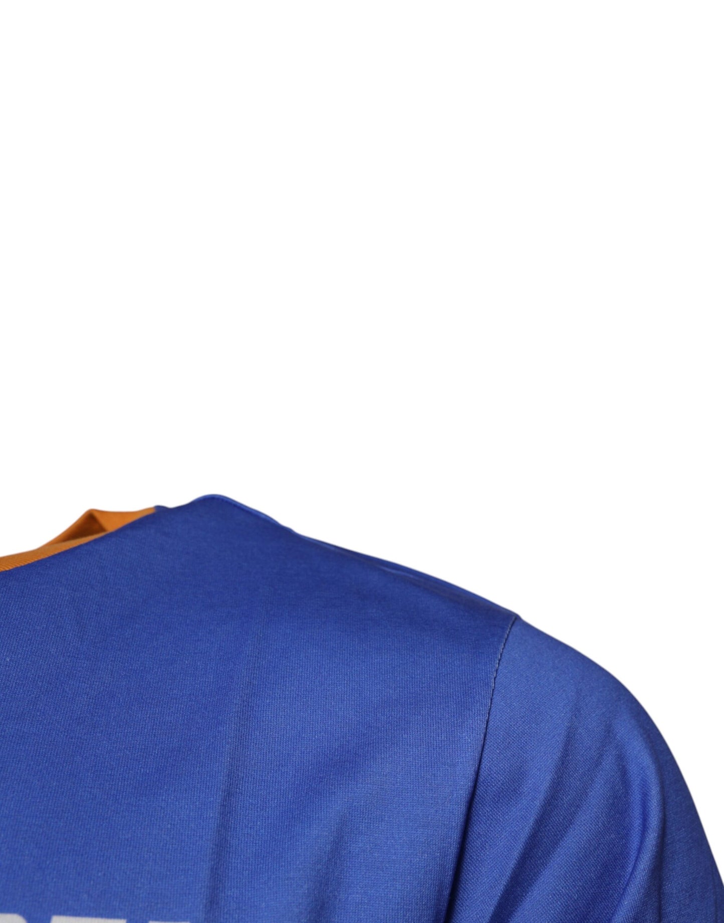 Dolce & Gabbana Blue Graphic Print Cotton Crew Neck T-shirt Dolce & Gabbana