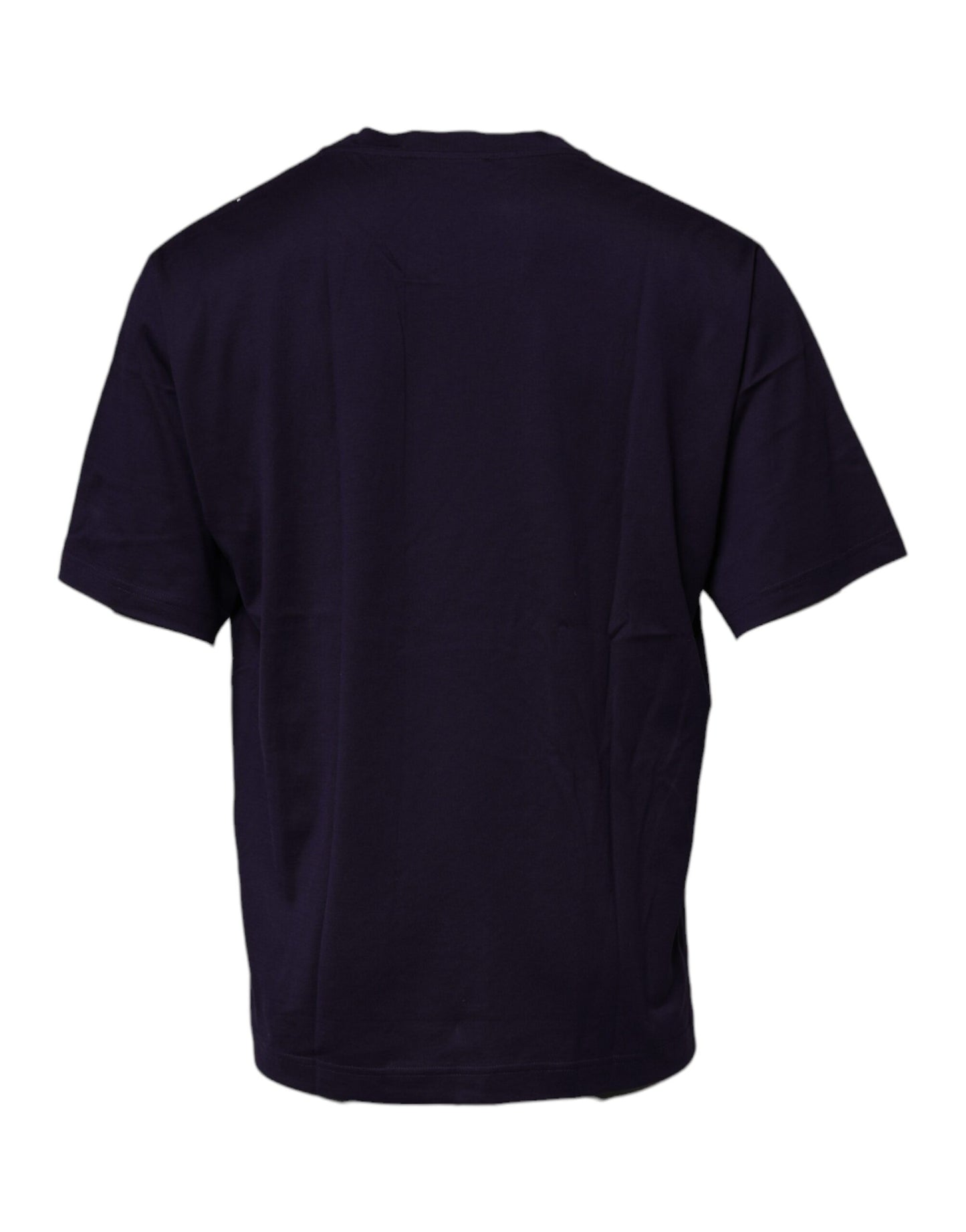 Dolce & Gabbana Navy Blue DG Logo Cotton Crew Neck T-shirt Dolce & Gabbana