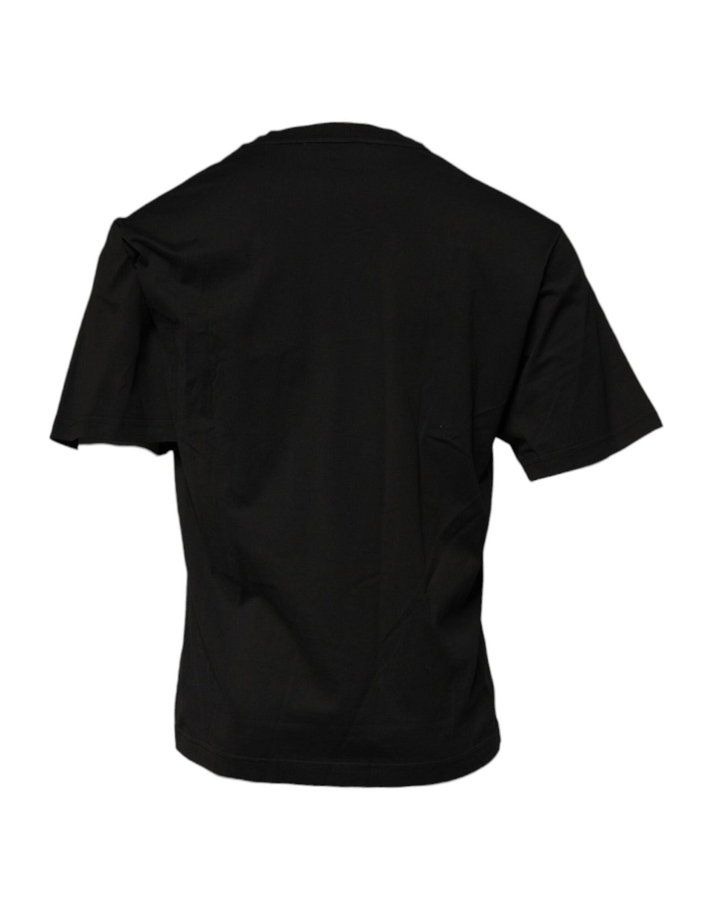 Dolce & Gabbana Black DG Logo Cotton Crew Neck T-shirt Dolce & Gabbana