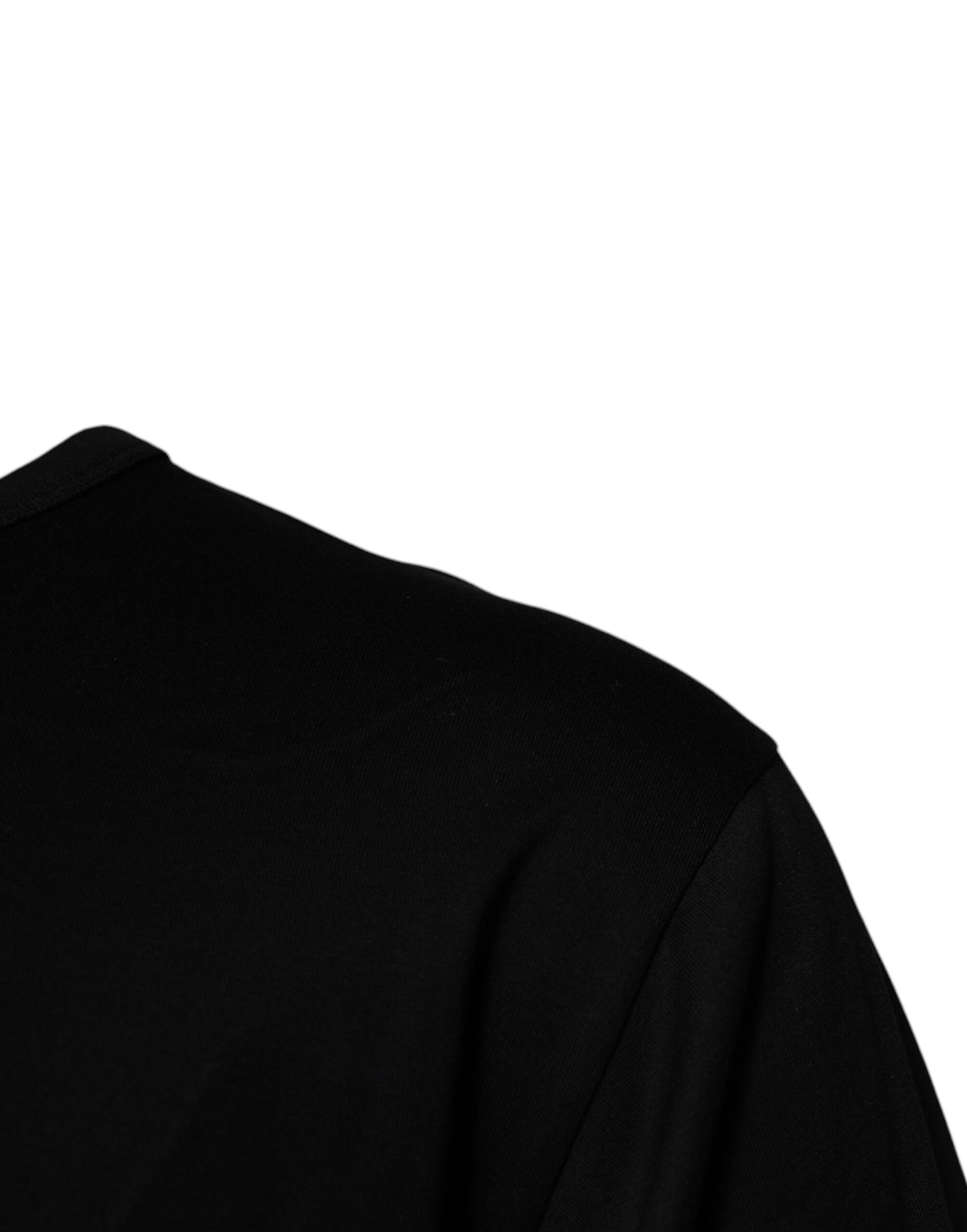 Dolce & Gabbana Black #DGMILLENNIALS Cotton Crew Neck T-shirt Dolce & Gabbana
