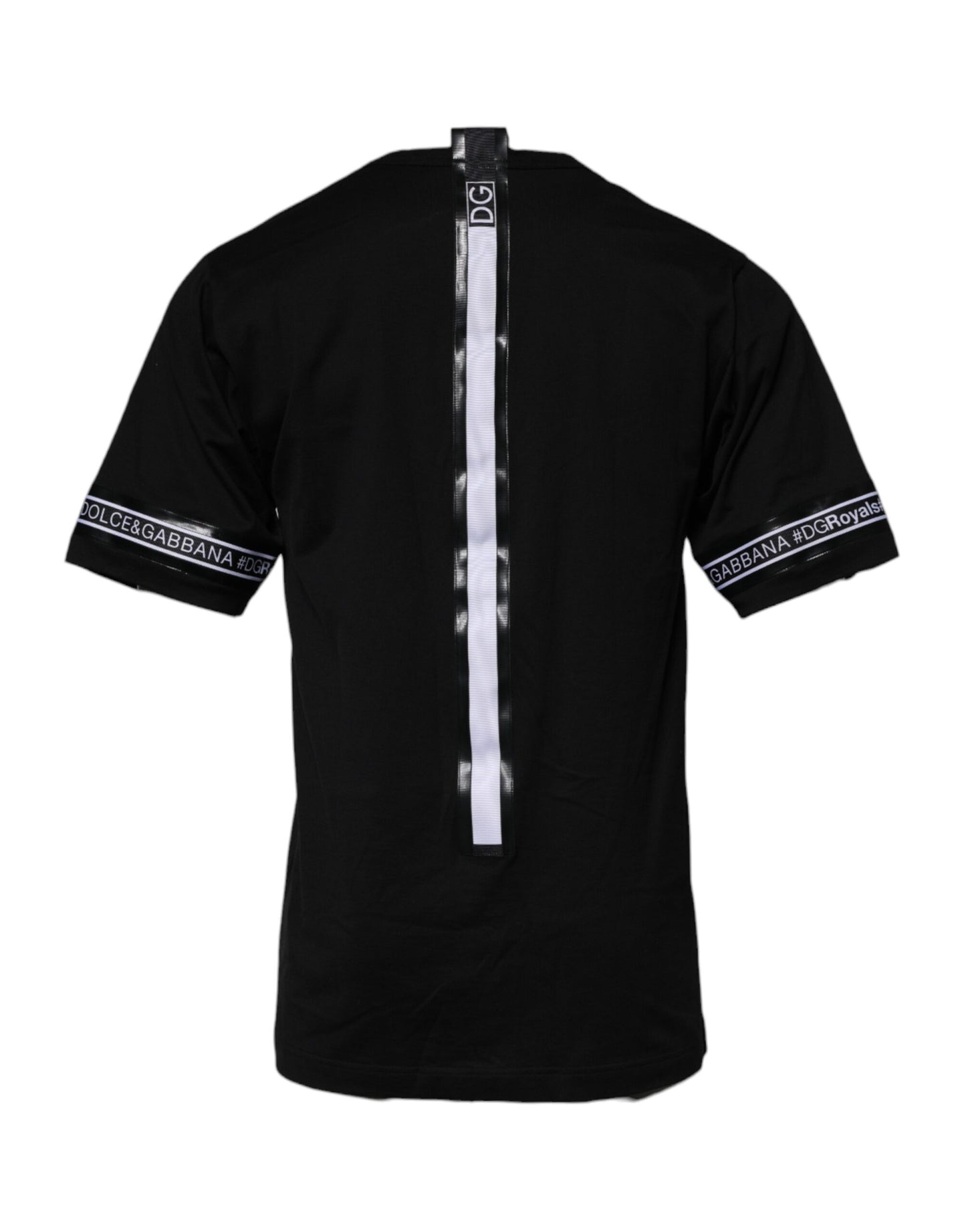 Dolce & Gabbana Black #DGMILLENNIALS Cotton Crew Neck T-shirt Dolce & Gabbana