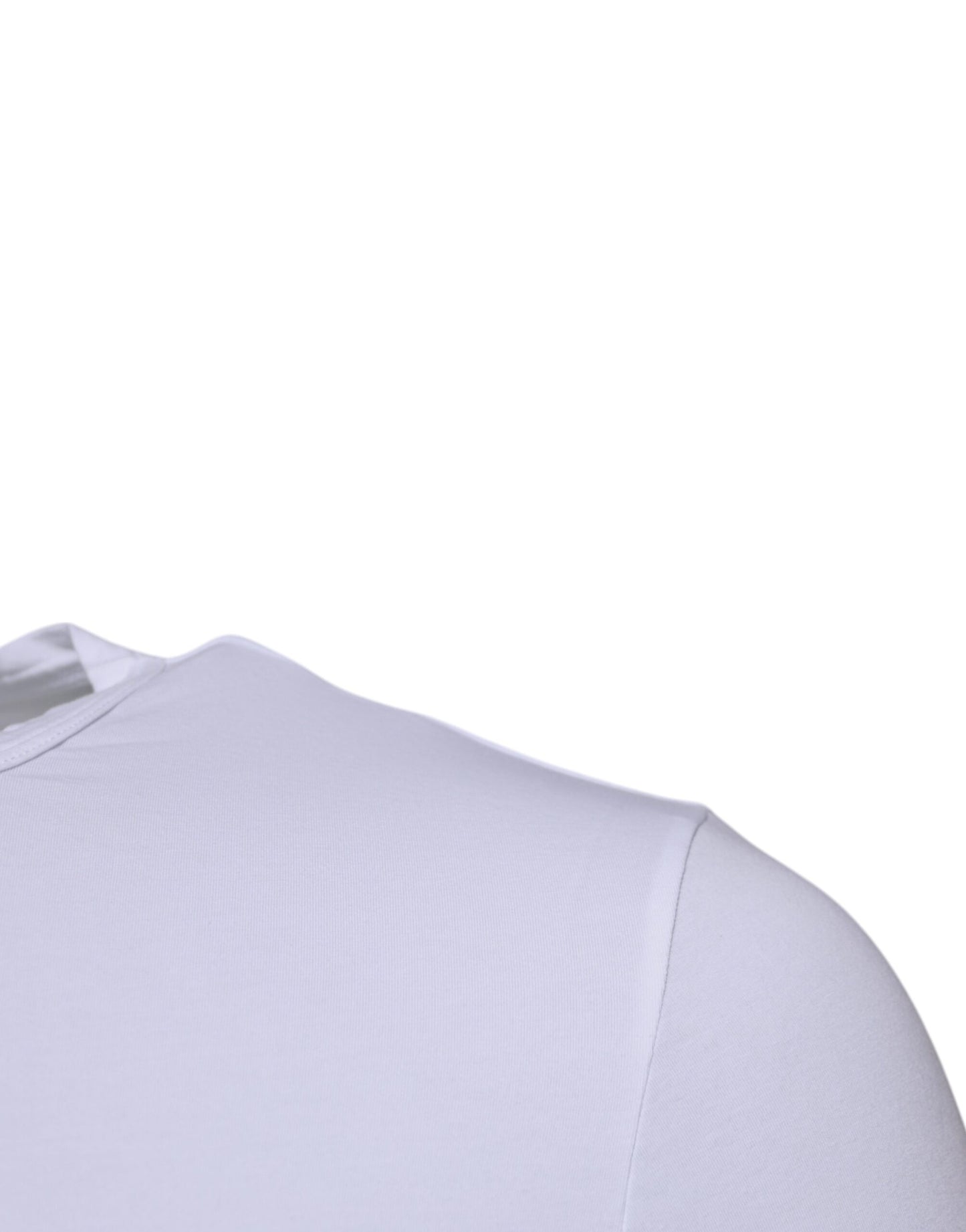 Dolce & Gabbana White Cotton Stretch Crewneck Underwear T-shirt Dolce & Gabbana