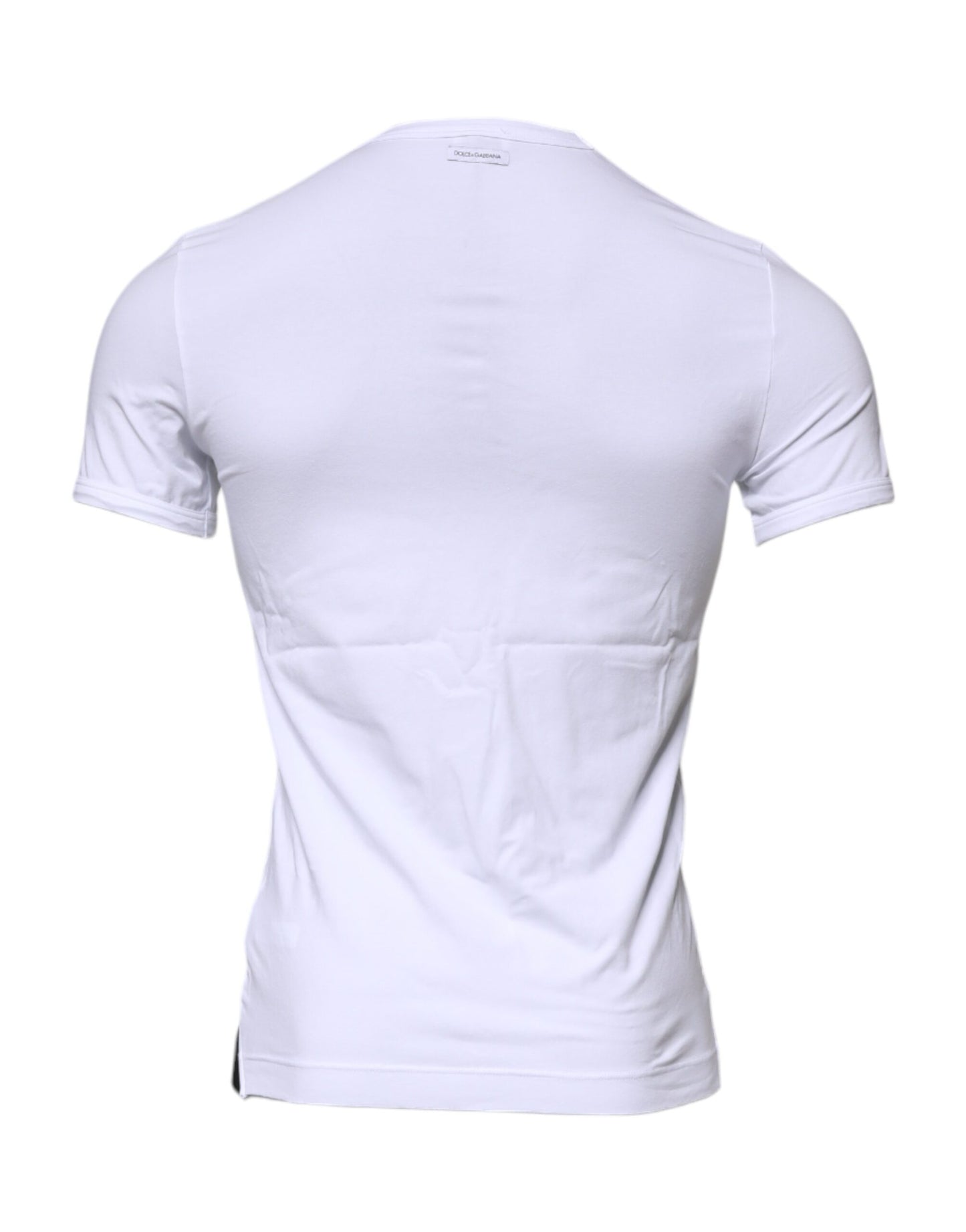Dolce & Gabbana White Cotton Stretch Crewneck Underwear T-shirt Dolce & Gabbana
