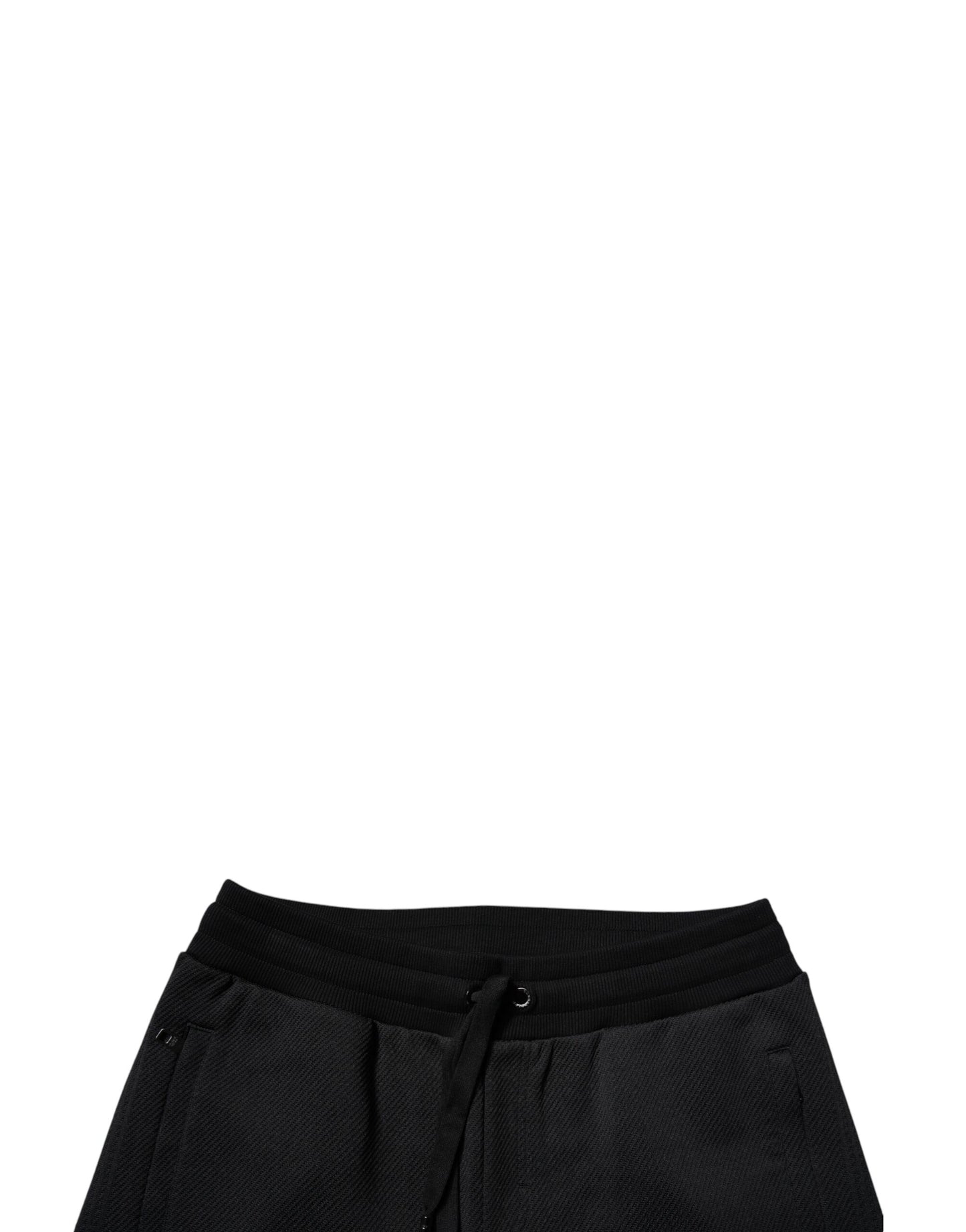 Dolce & Gabbana Black Polyester Men Jogger Sweatpants Pants Dolce & Gabbana