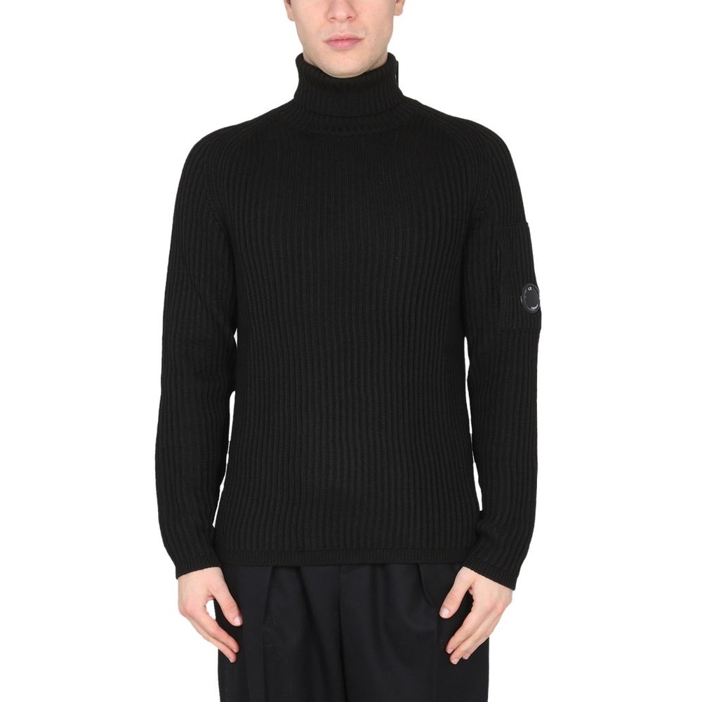 C.P. Company Black Wool Sweater C.P. Company