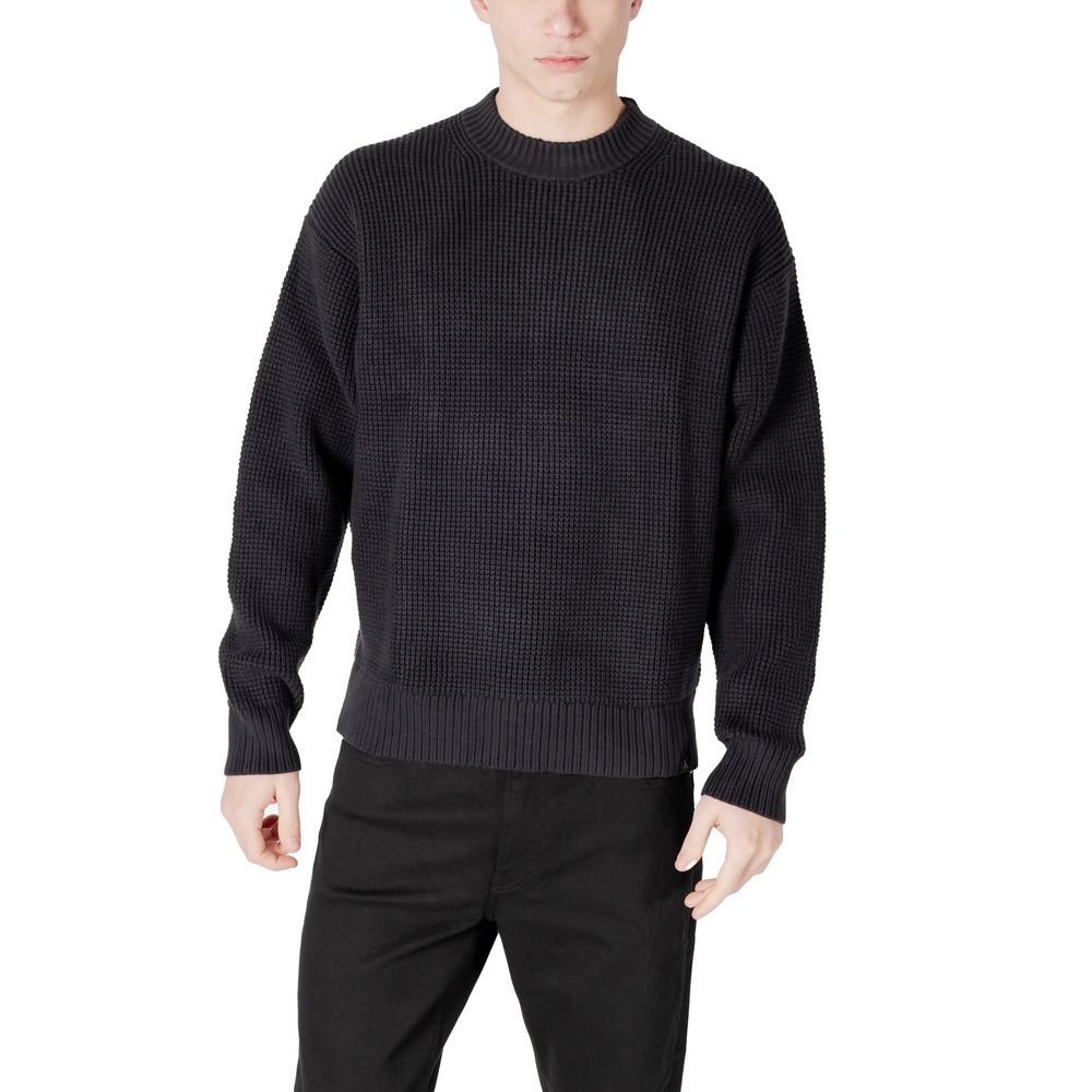 Calvin Klein Jeans Black Organic Cotton Sweater Calvin Klein Jeans