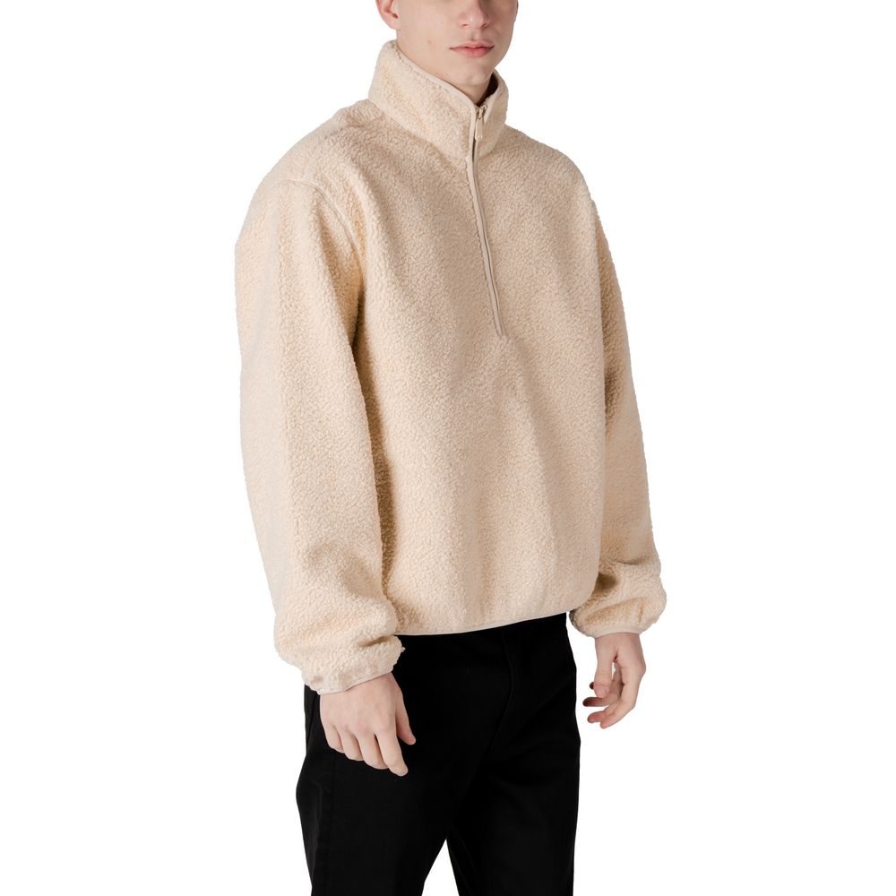 Calvin Klein Jeans Cream Recycled Polyester Jackets & Coat Calvin Klein Jeans