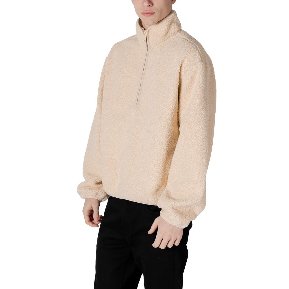 Calvin Klein Jeans Cream Recycled Polyester Jackets & Coat Calvin Klein Jeans