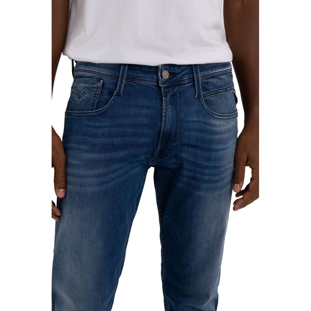 Replay Blue Cotton Jeans & Pant Replay