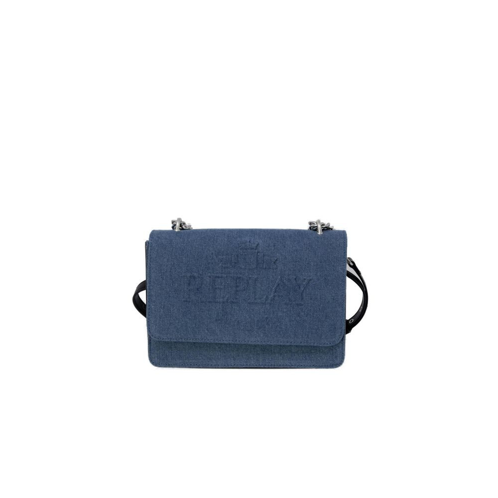 Replay Blue Polyester Shoulder Bag Replay